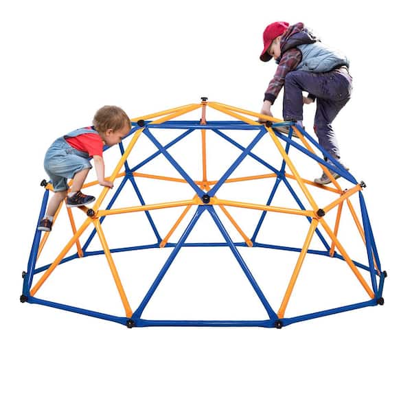 Nyeekoy 9.7 ft. Outdoor Metal Kids Climbing Dome Backyard Jungle Gym Play Set