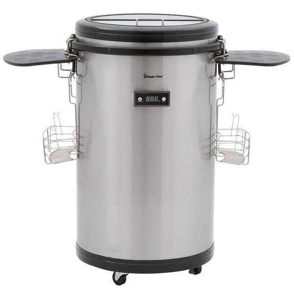Magic Chef 60-Can Beverage Party Cooler in Stainless