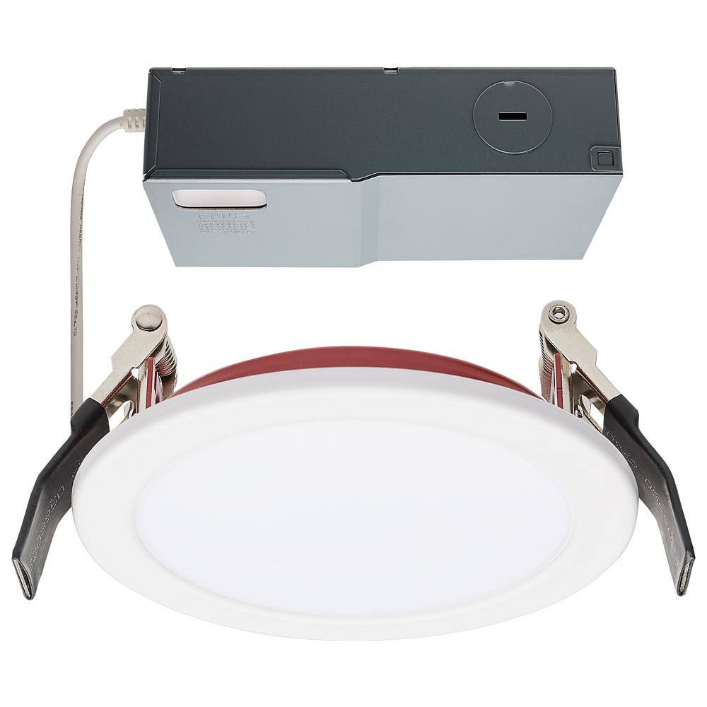 ColorQuick 4 in. Adjustable CCT Fire Rated Remodel IC Rated Dimmable Indoor Integrated LED Recessed Light Trim price history on PriceWatchPro