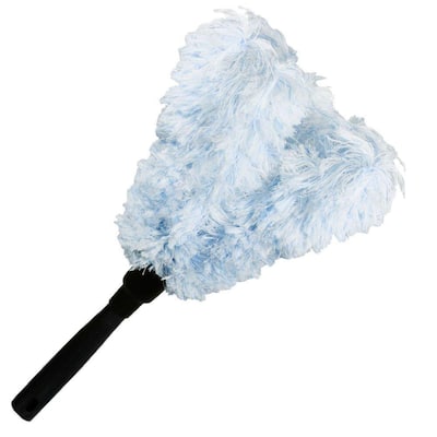 6 in. Microfiber Feather Duster Connect and Clean Locking System