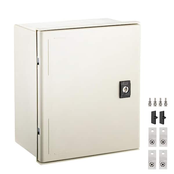 SVOPES NEMA Steel Case, 12 in. x 10 in. x 6 in. NEMA 4X Fiberglass Electric Enclosure, With IP66 Water and Dust Resistance