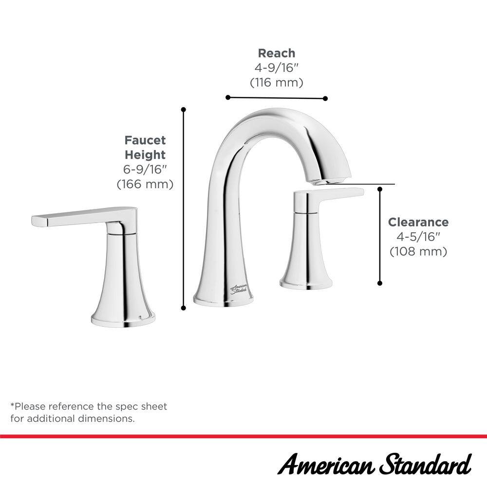 Matte Black Widespread 2-Handle Bathroom Faucet with Drain Assembly