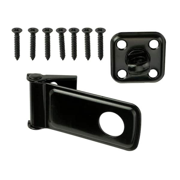 Reviews for Everbilt 3-1/2 in. Black Rotating Post Safety Hasp | Pg 1 ...