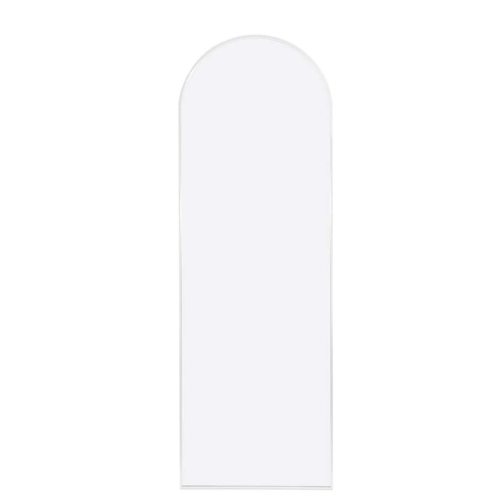 HUOVTR 63 in. W x 20 in. H Gold Arched Full Length Mirror