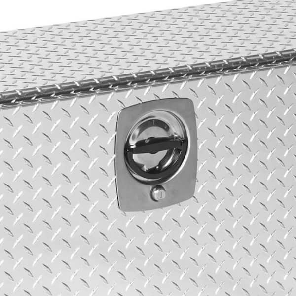 Weather Guard 90.25 in. Diamond Plate Aluminum Full Size Top