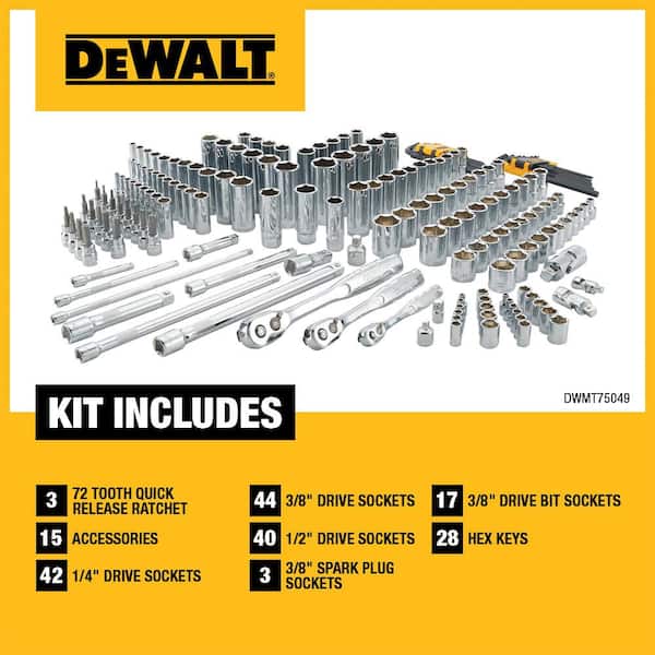 Chrome Vanadium Mechanics Tool Set (192-Piece)