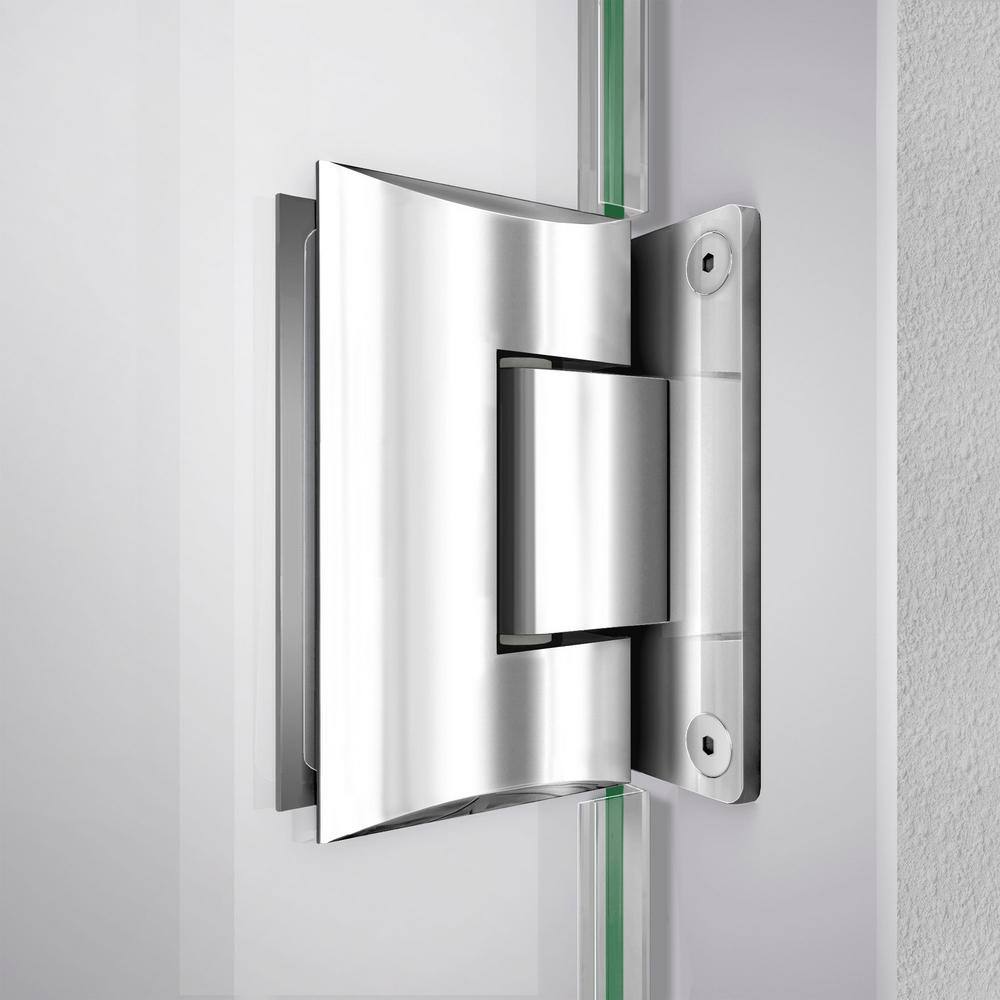Unidoor-LS 29'' W x 72" H Frameless Hinged Shower Door with ClearMax Technology