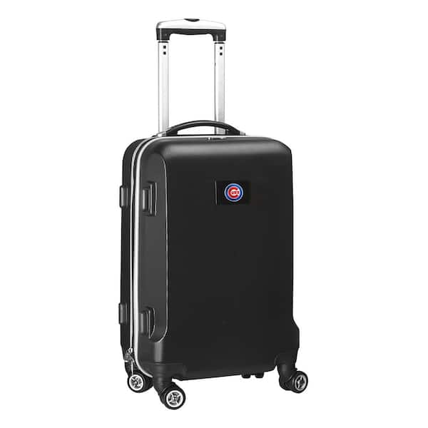 Denco MLB Chicago Cubs Black 21 in. Carry-On Hardcase Spinner Suitcase