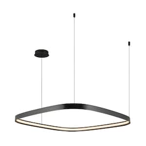 Yukon 31 in. 1 Light Urban Bronze Integrated LED Pendant Light