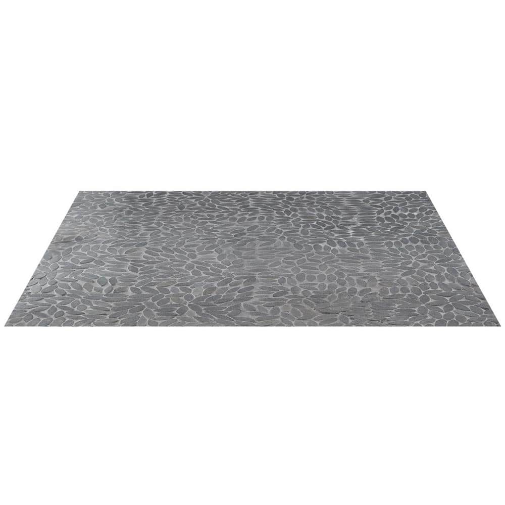 Gray Slate Pebble Mosaic Tile for Floors and Walls