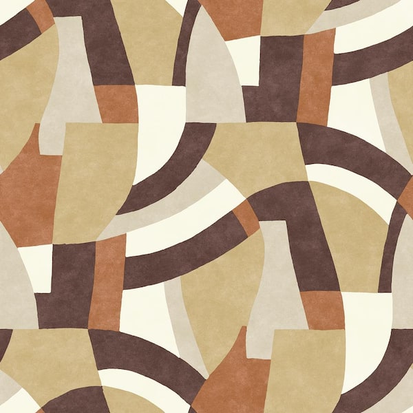 RoomMates Melbourne Brown Vinyl Peel and Stick Wallpaper