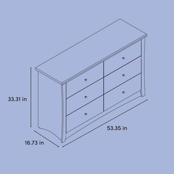 Reviews for Storkcraft 6-Drawer Crescent White Dresser | Pg 1 - The Home Depot Reviews for Storkcraft 6-Drawer Crescent White Dresser | Pg 1 - The Home Depot