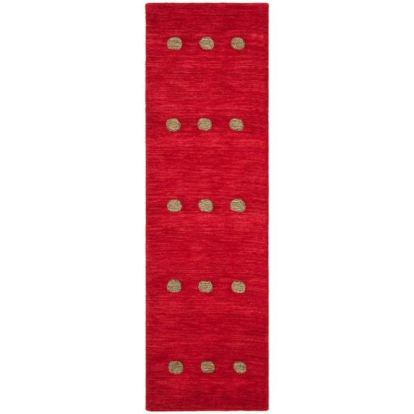 Himalaya Red 2 ft. x 8 ft. Geometric Runner Rug