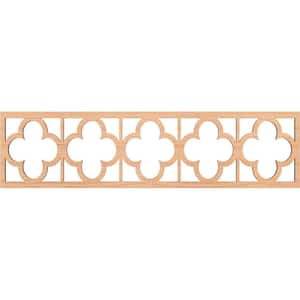 Woodall Fretwork 0.375 in. D x 47 in. W x 12 in. L Hickory Wood Panel Moulding