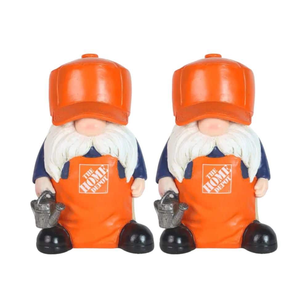 Exhart Solar Home Depot with Trucker Hat and Watering Can