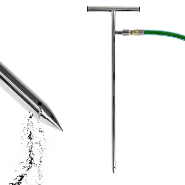 Trademark Innovations T-Handle Deep Root Water Irrigation Rod with Brass Valve