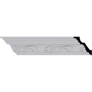 3-1/8 in. x 3-1/8 in. x 94-1/2 in. Polyurethane Southhampton Crown Moulding