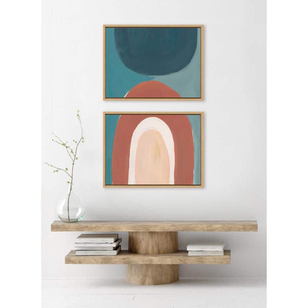 "Sylvie ""Teotitlan Valley Study 1 A and B"" by Kate Aurelia Holloway 2 Piece Natural Framed Art Print Set 24 in. x 18 in." price history on PriceWatchPro