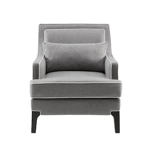 Collin Grey/Black Arm Chair