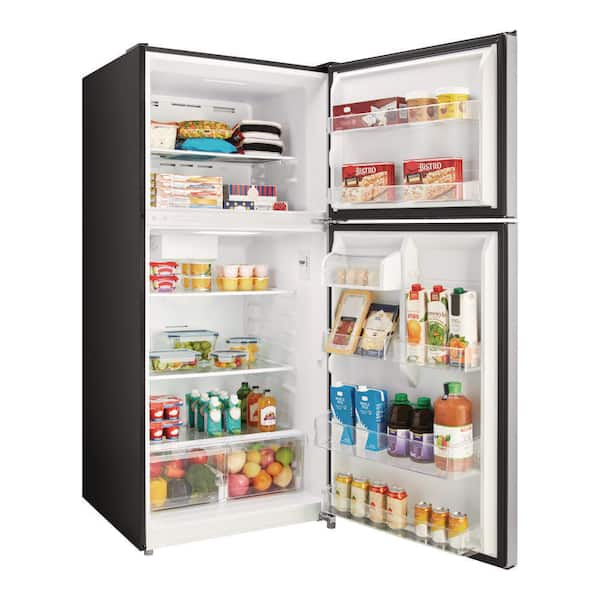 Vissani 18.1 cu. ft. Top Freezer Refrigerator in Fingerprint
