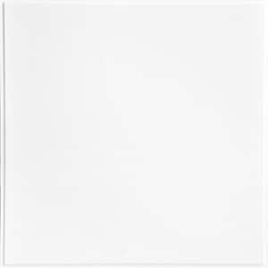 Smooth Economy 2 ft. x 2 ft. Revealed Edge Lay-in Ceiling Tile in Gloss White ( 40 sq. ft. /Case)
