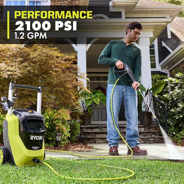 RYOBI 2100 PSI 1.2 GPM Cold Water Electric Pressure Washer with