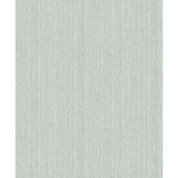 Advantage Christabel Sage Stria Paper Strippable Wallpaper (Covers 57.8 sq. ft.)