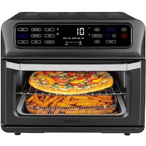 Courant 2-Slice Compact Toaster Oven with Bake Tray and Toast Rack in Black  TO-621K - The Home Depot