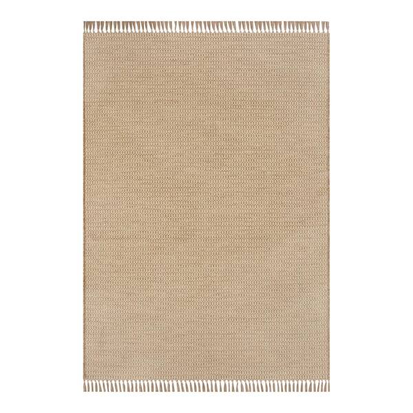 Home Decorators Collection Soft Linen 9 ft. x 12 ft. Woven Tapestry Outdoor Area Rug