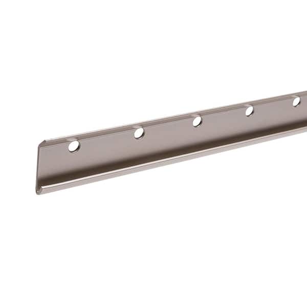 Closet Culture 48 in. Hang Rail in Champagne Nickel