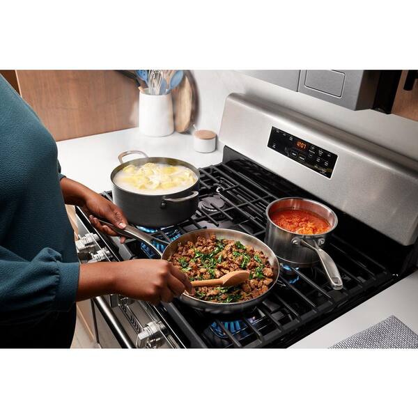 CGS750P2MS1 by Cafe Café™ 30" Smart SlideIn, FrontControl, Gas Double