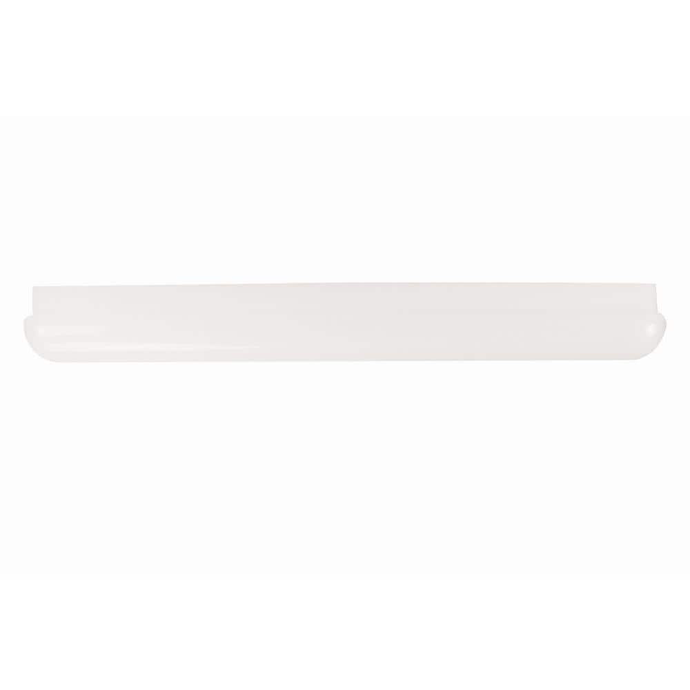 Cordelia Lighting Cloud 36 in. 1-Light White Integrated LED Linear Puff ...