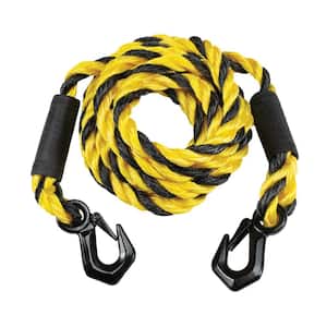 15 ft. x 5/8 in. Braided Tow Rope with Tri-Hook (7,200 lbs. Break Strength)