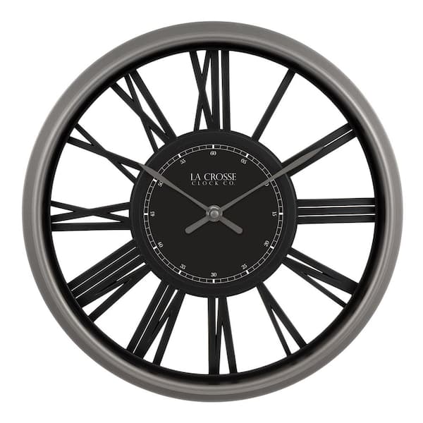 La Crosse Clock 13 In. Oxford Analog Quartz Wall Clock