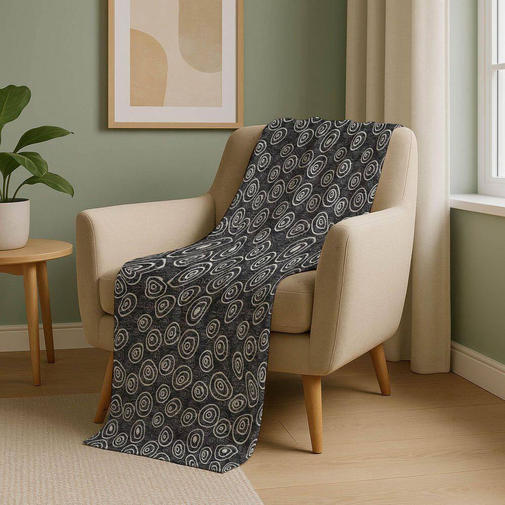 Addison Rugs Premium Machine Washable ASB728 Black 50 in. x 70 in ...