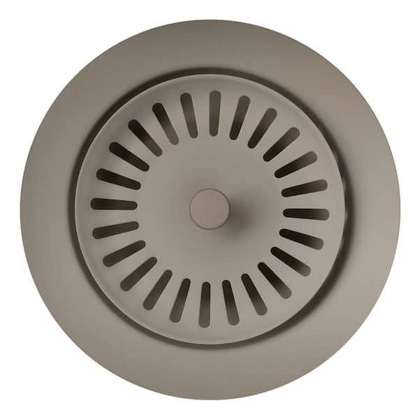 Blanco 3.5 in. Decorative Metal Disposal Flange in Truffle