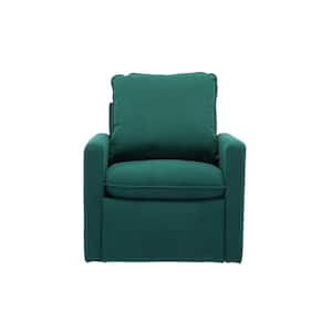 Emerald Velvet 360° Swivel Accent Sofa Chair for Living Room