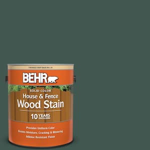 1 gal. #S420-7 Secluded Woods Solid Color House and Fence Exterior Wood Stain