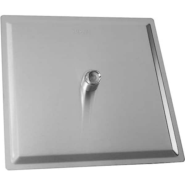 3-Spray Patterns 16 in. Ceiling Mount Rainfall Fixed Shower Head in Brushed Nickel 3-Spray Patterns 16 in. Ceiling Mount Rainfall Fixed Shower Head in Brushed Nickel