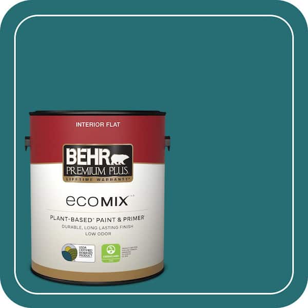 1 gal. #M460-7 Antigua Flat EcoMix Plant-Based Interior Paint & Primer
