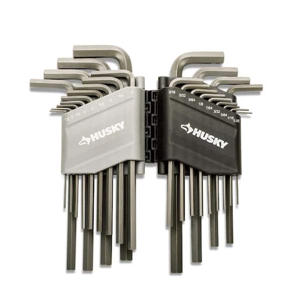 SAE/Metric Long Arm Hex Key Set (26-Piece)