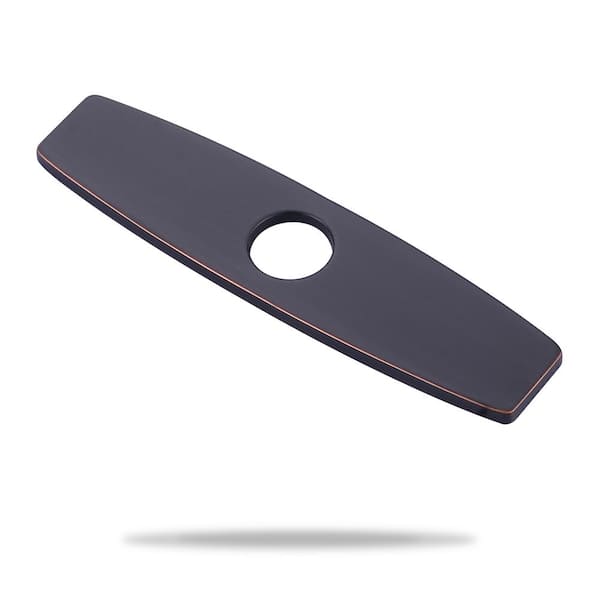 ARCORA 9.6 in. x 2.4 in. x 0.3 in. Oil Rubbed Bronze Faucet Deck Plate