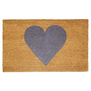 Internet's Best Chenille Dog Doormat - 60 x 30 - Absorbent Surface -  Non-Skid Bottom - Protects Floors - Grey