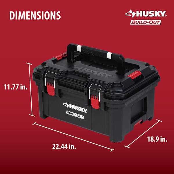 Husky - Build-Out 22 in. Modular Tool Storage Large Tool Box