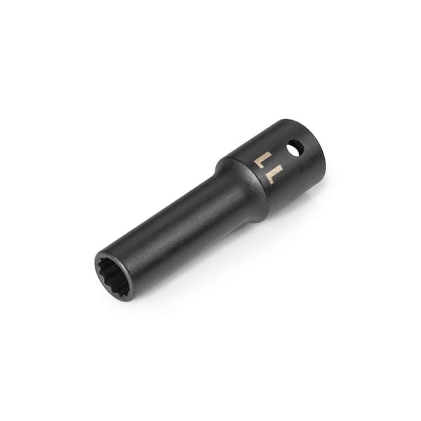TEKTON 1/2 in. Drive x 11 mm Deep 12-Point Impact Socket