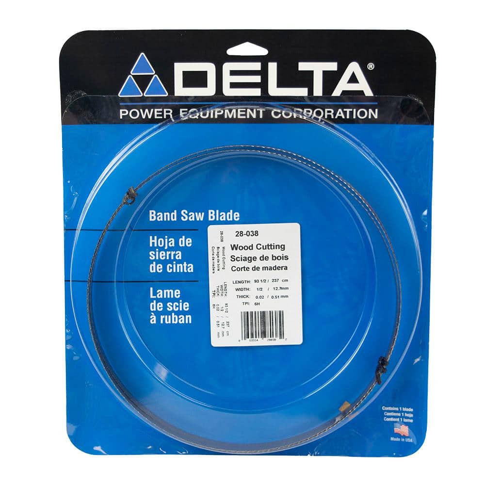 Delta 93-1/2 in. x 1/2 in. x 6 TPI Band Saw Blade -  28-038