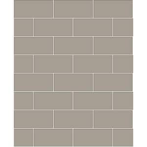 Galley Dark Grey Subway Tile Strippable Roll (Covers 56.4 sq. ft.)