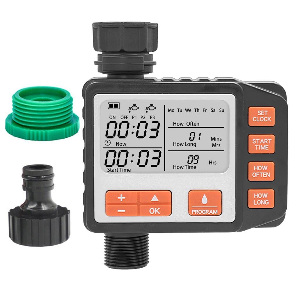 ITOPFOX Battery Powered Sprinkler Timer with 3 Watering Mode Multi