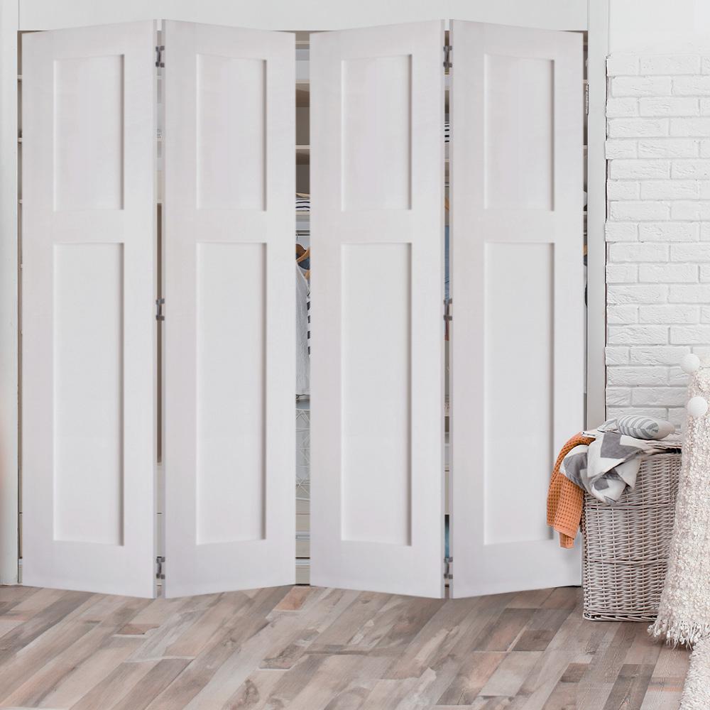 Krosswood Doors 72 in. x 80 in. Craftsman Shaker 2-Panel Solid