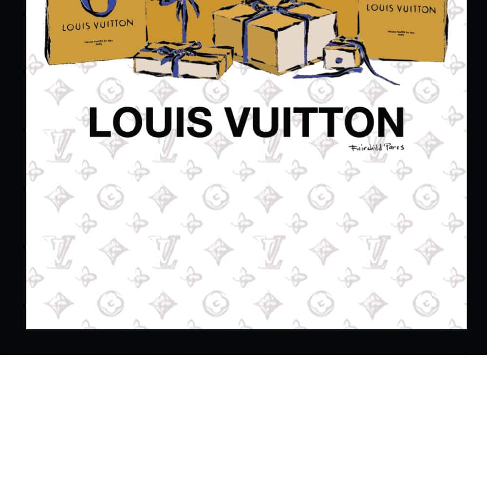 Louis Vuitton Glam Bags Abstract Framed Print for Kids